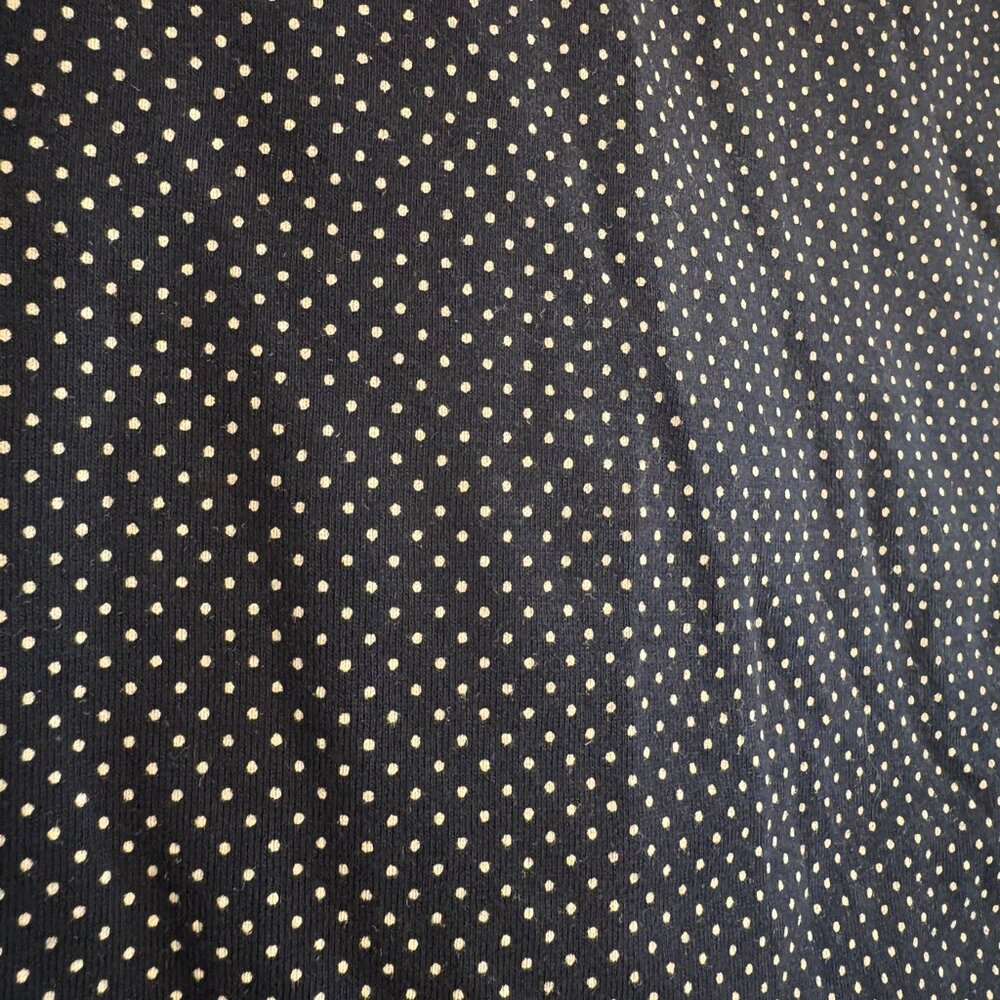 Ralph Lauren T Shirt Size Medium Women Navy Polka Dot Short Sleeve Tee - Picture 2 of 4